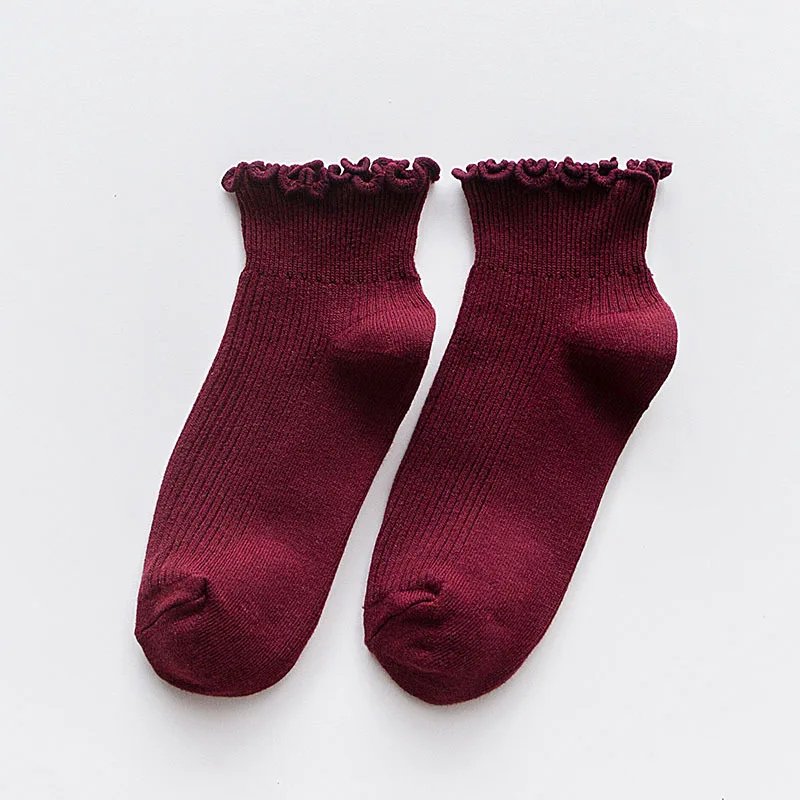 5 Pairs Wine Red