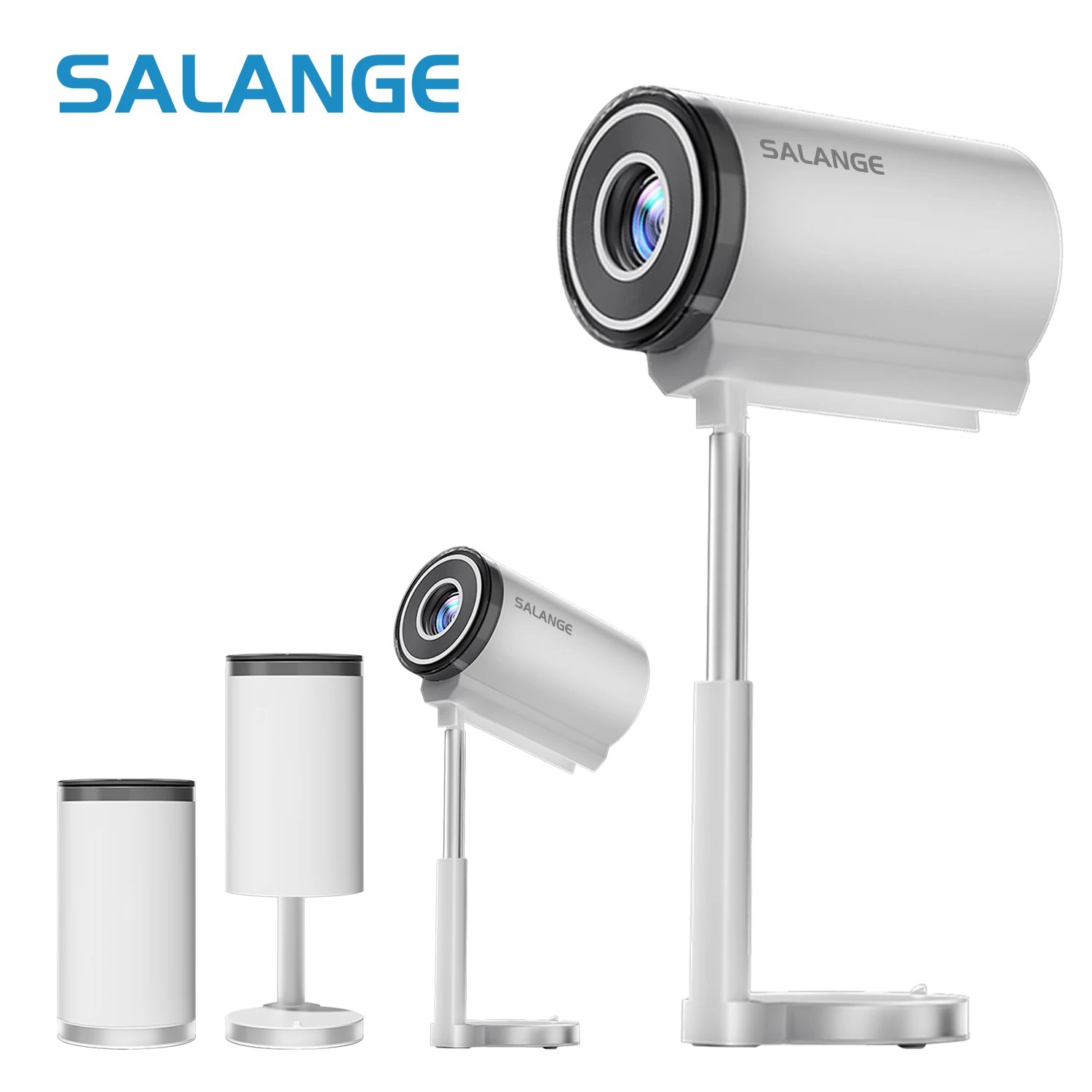 Salange Mini 1080P Projector X5 Portable 4K video Supported Home Theater Video Beamer Compatible with Samsung Xiaomi and iOS