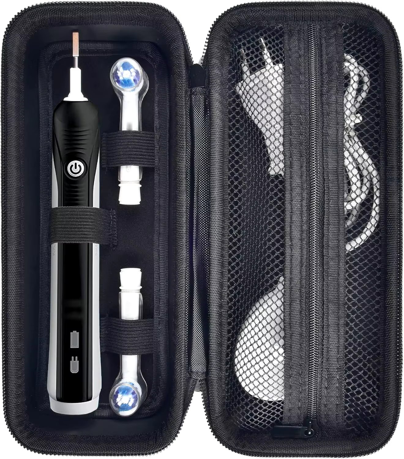 Toothbrush Travel Case Compatible with Oral-B Pro 1000, 2000, 3000, 3500, 1500/ for Philips Sonicare ProtectiveClean 4100 5100