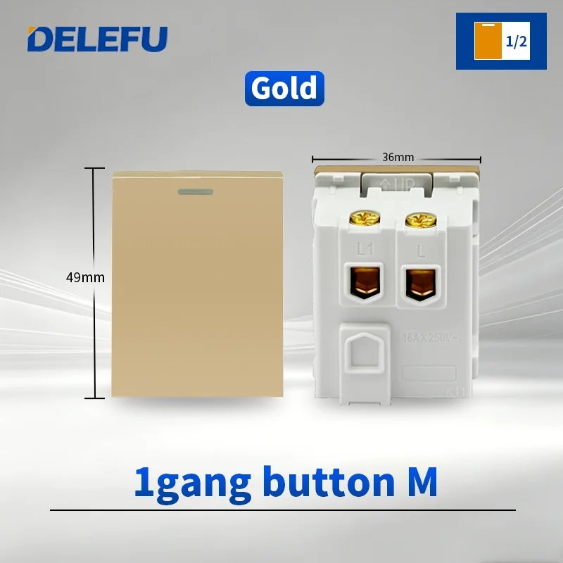 1gang button M