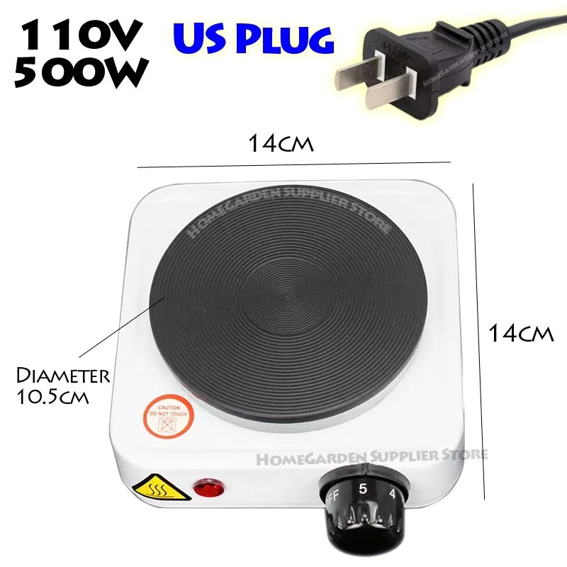 White Heater US Plug