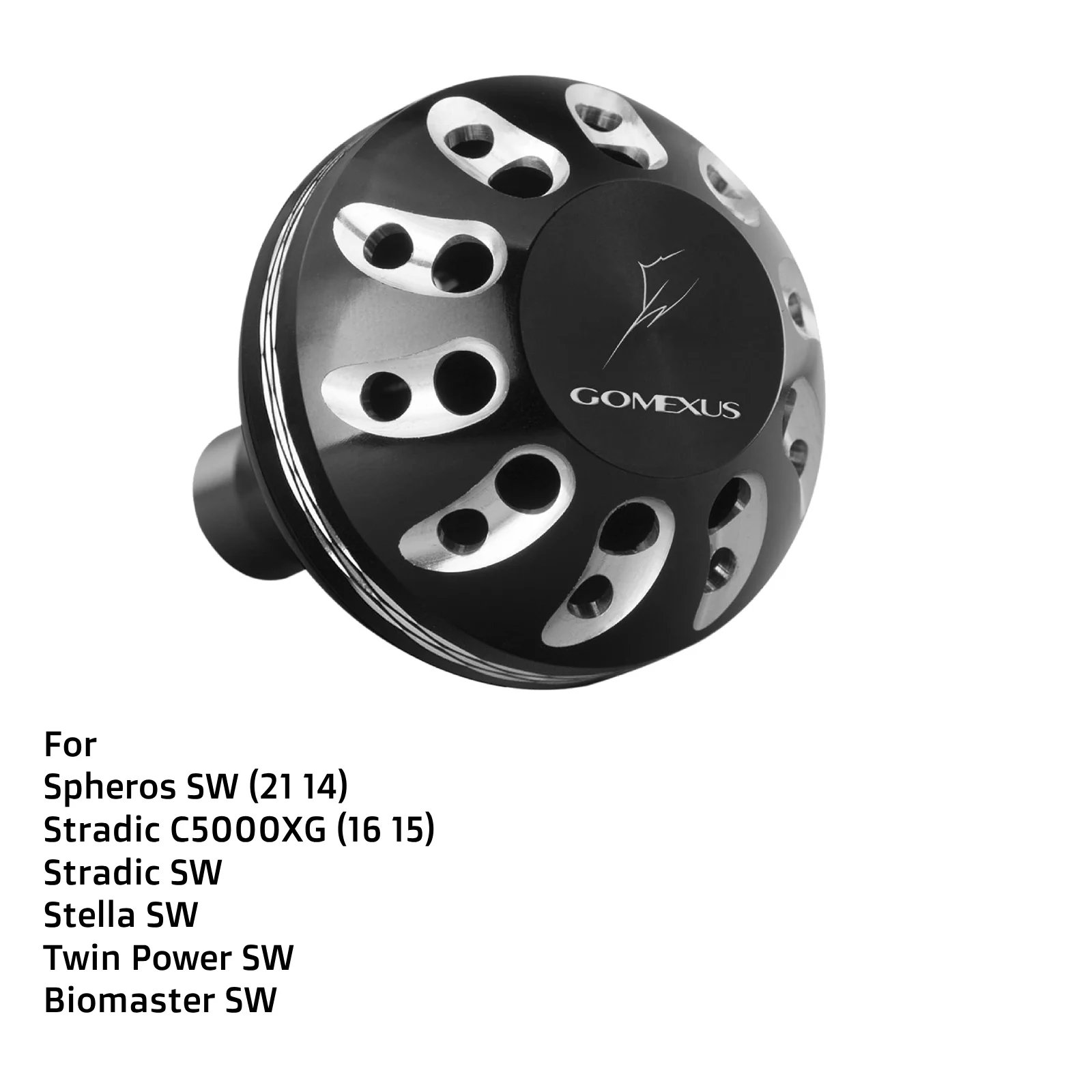 Silver Black-B Knob