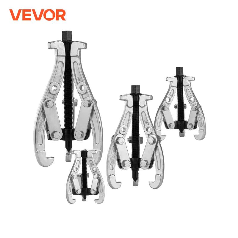 VEVOR Gear Puller Set 3" 4" 6" 8" Puller Kit 3 Jaw Gear Bearing Flywheel Pulley Removal Tool 2 or 3 Reversible Jaws Wheel Puller