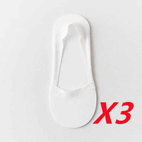 3 Pairs White