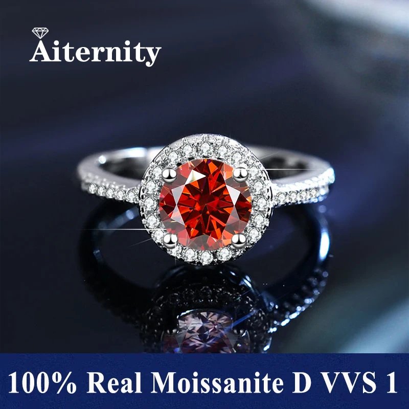 YB-Red Moissanite