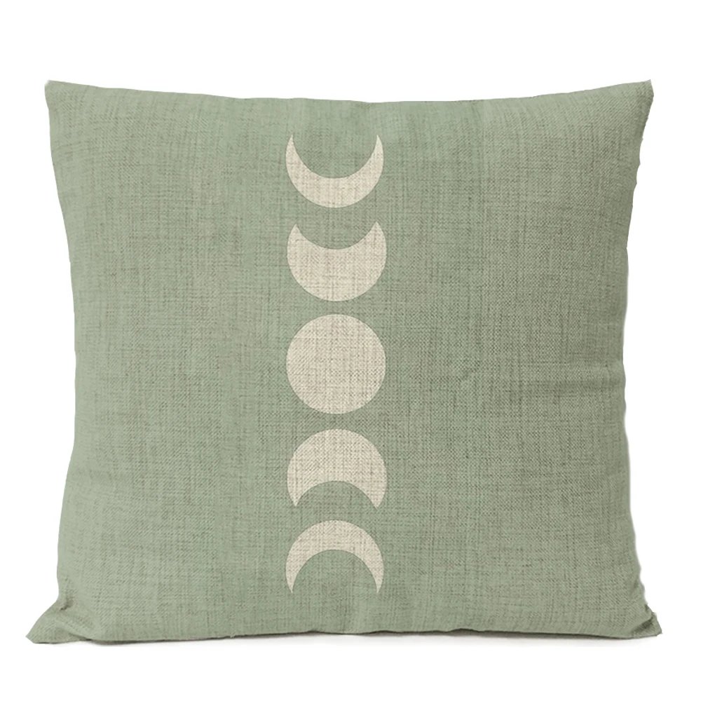 Home Decor Boho Leaves Sun Moon Pillow Cover Geometric Abstract Flowers Floral Cushion Throw Pillow Case Living Room Decorative