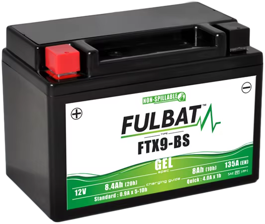 Fulbat YTX9-BS lithium gel 12v 8ah motorcycle battery Volt battery