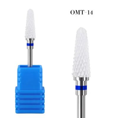 Ceramics Milling Cutters For Manicure Mushroom Type Nail Drill Bits Equipment Tools
