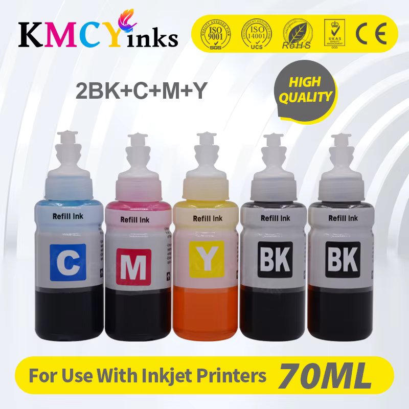 KMCYinks For Canon GI-490 GI-790 GI-890 GI 490 790 890 Pixma G1000 G1100 G1400 G2400 G3400 G2000 G3000 Printer Dye Ink For Canon