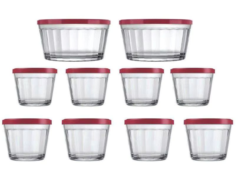 10 Pieces American Bowl Bowl Set Glass