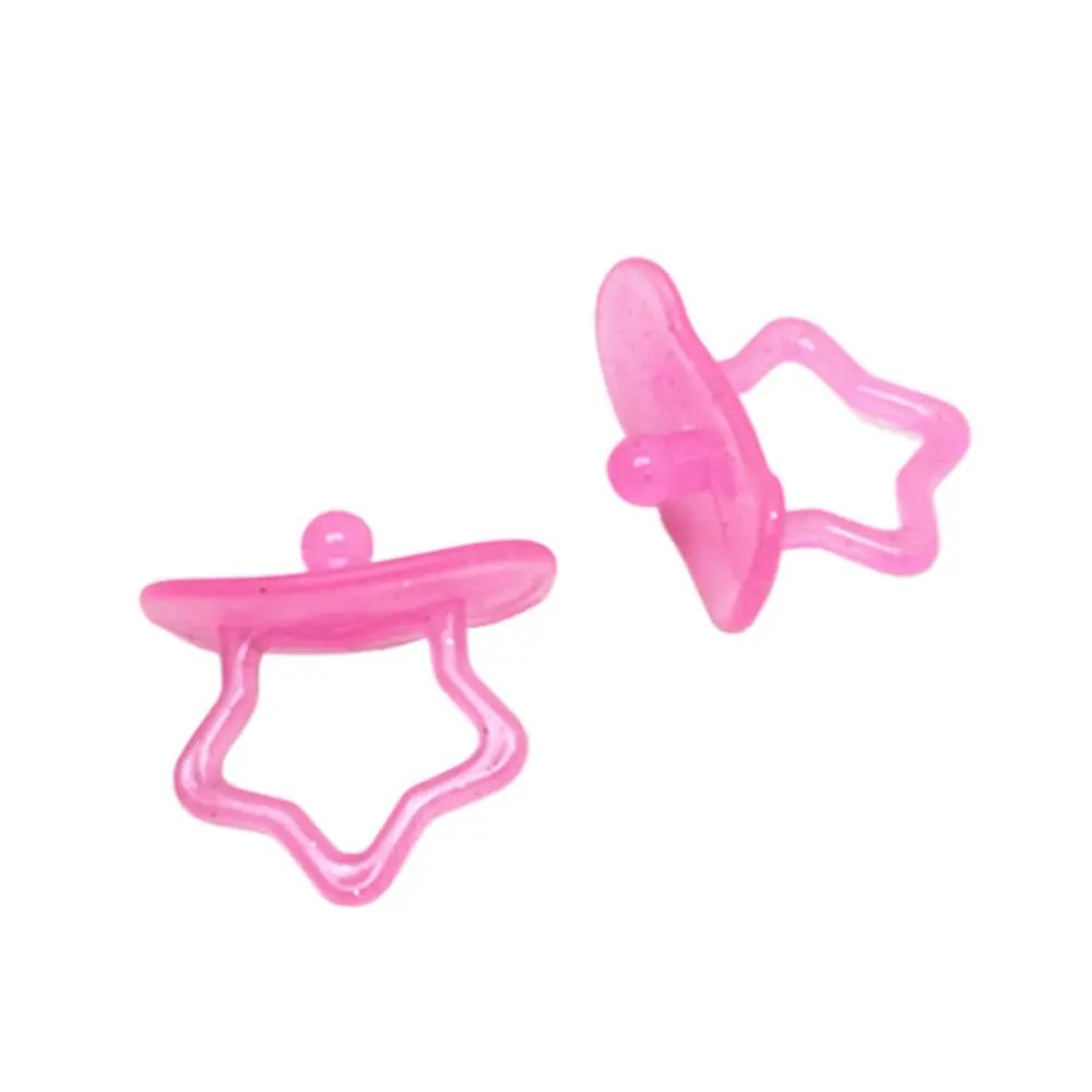Photo Props Pretend Play Doll Pacifier DIY Decoration Feeding Miniature Pacifier Plastic Lovely Pacifier Toy Children's Toy