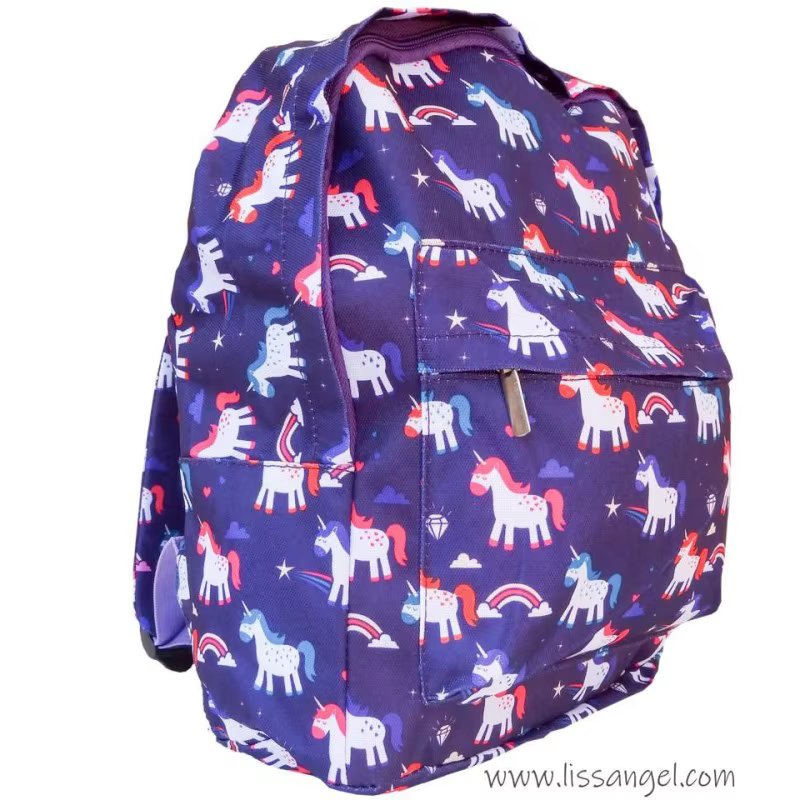 Backpack with Magical Kawaii Unicorns Design