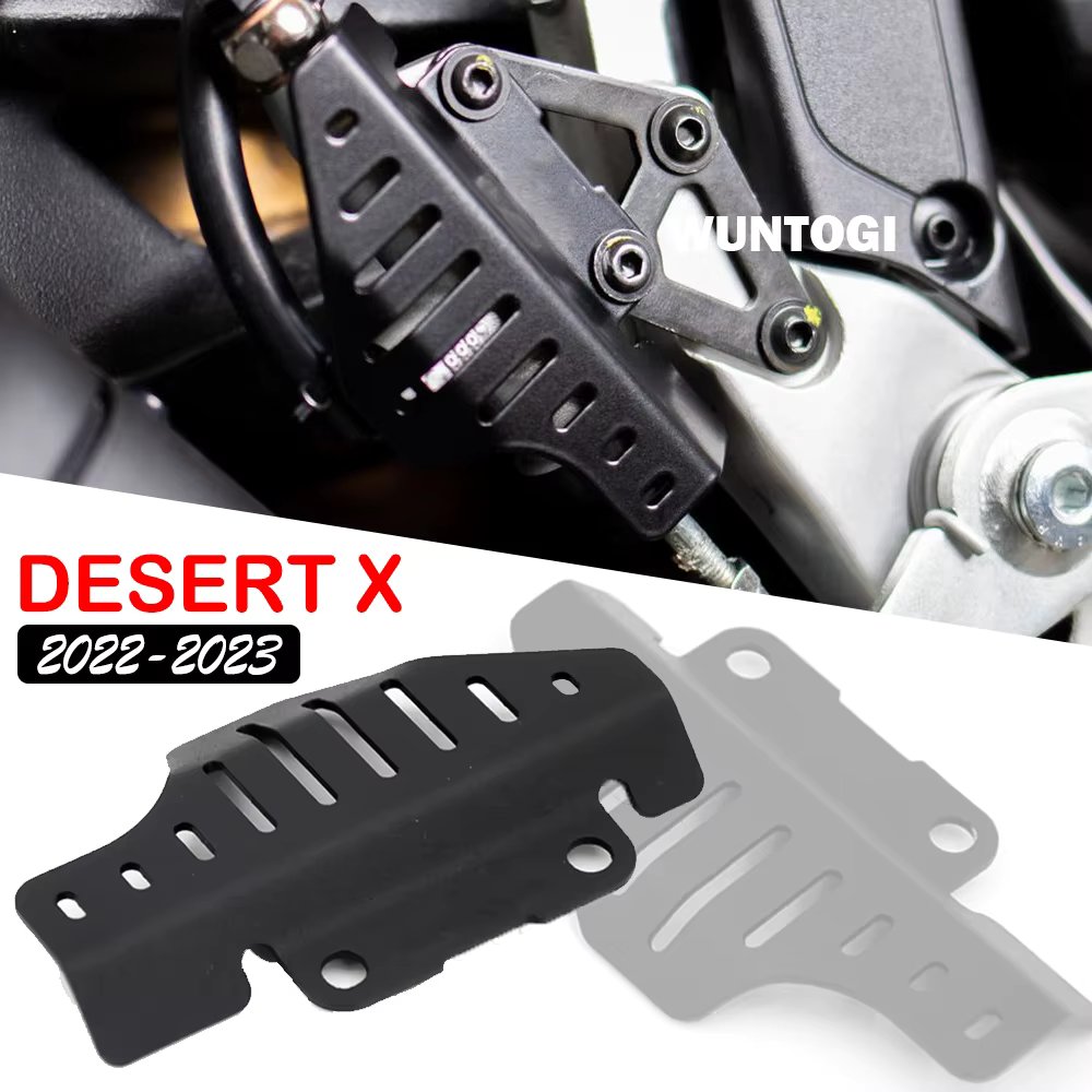Desert X Accessories Rear Brake Master Cylinder Guard for Ducati DesertX 2022 2023 Motorcycle Cylinder Protection Cover Aluminum