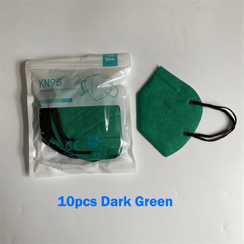 10Pcs Deep Green