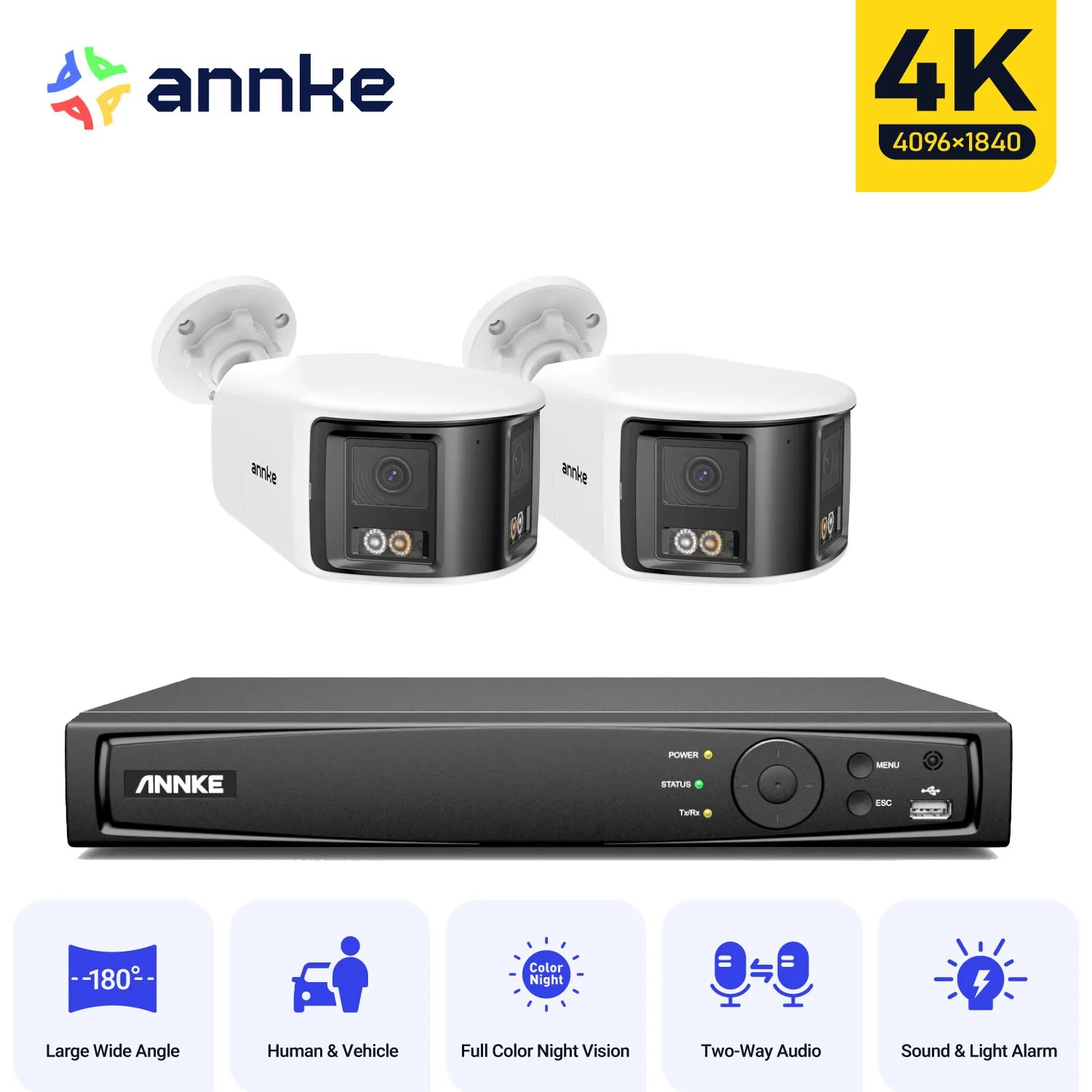 8CH NVR 2Pcs Kits