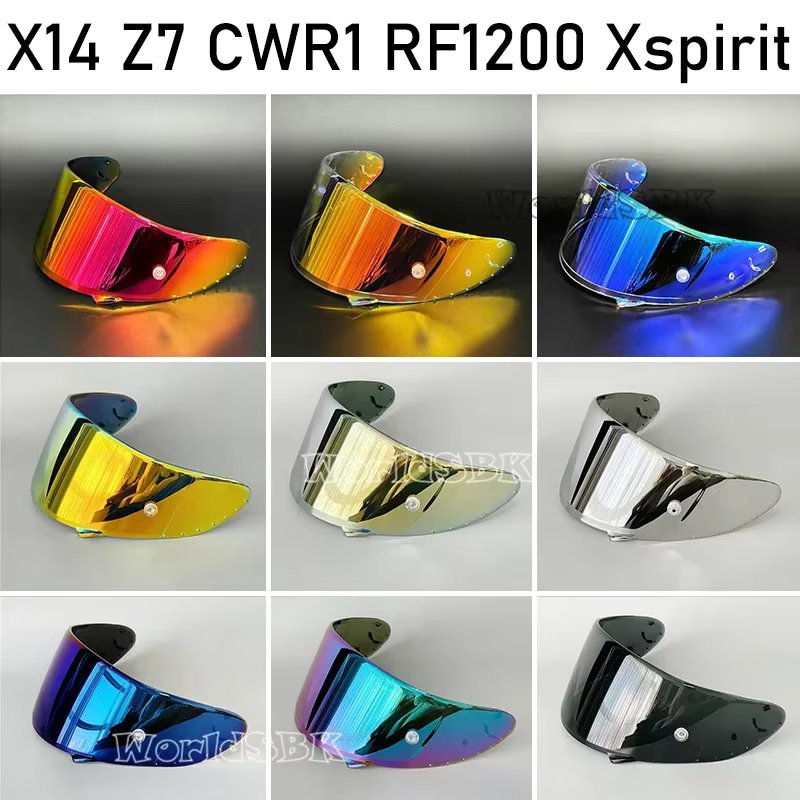 Motorcycle Helmet Visor Lens Full Face Shield lens case for SHOEI X14 Z7 Z-7 CWR-1 NXR RF-1200 X-Spirit 3 Visor Mask