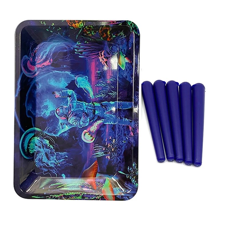 5pcs purple tube