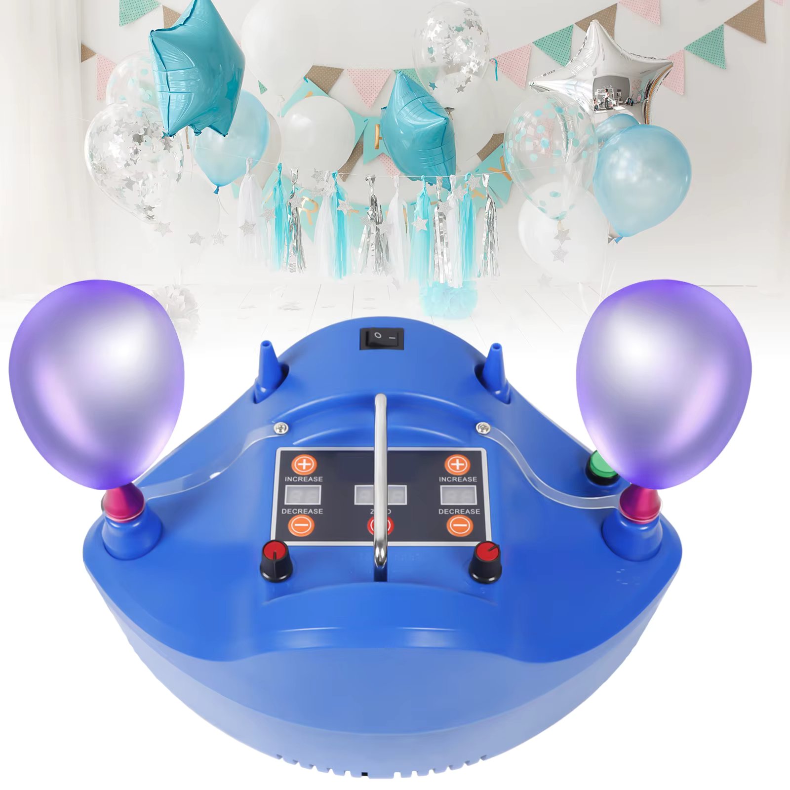 Timing Quantitative Electric Pneumatic Pump Balloon Inflator 1200W 220V Party
