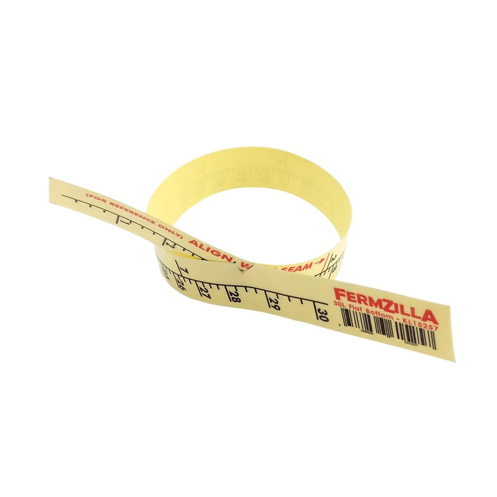 KegLand Fermzilla Flat Bottom Fermentator Graduation Sticker 30L