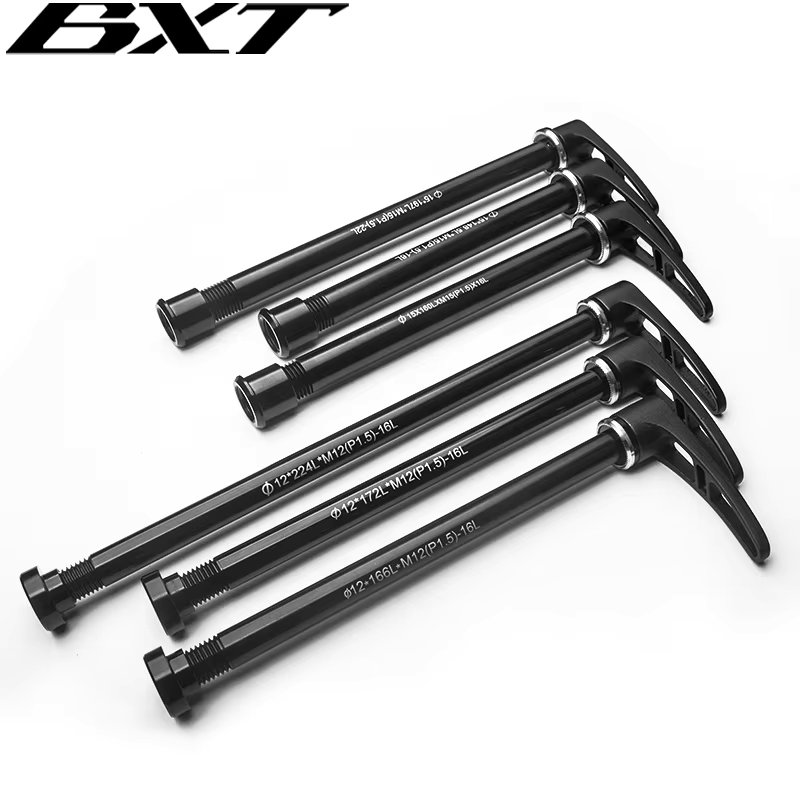 Bicycle Thru Axle Quick Release Skewer, Super Light Aluminum Rear Wheel Skewers, MTB Mountain Bike, 29er, 27.5er Frame, 142x12mm
