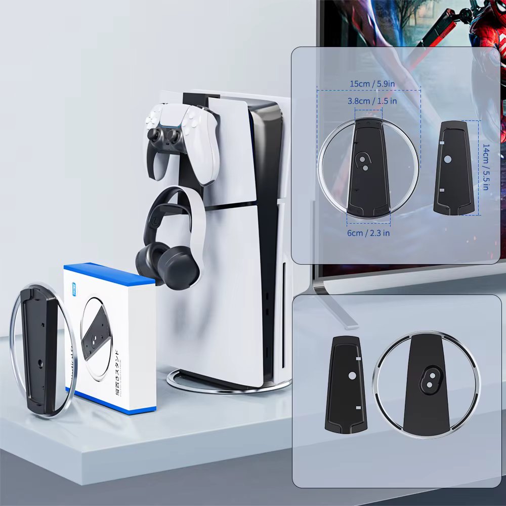 For PS5/ Slim/PS5 PRO New Console Host Stand Vertical Storage Stand Game Accessories