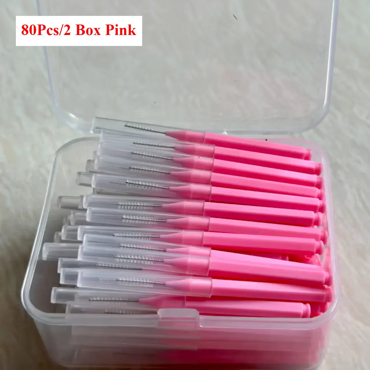 80Pcs  2 Box Pink