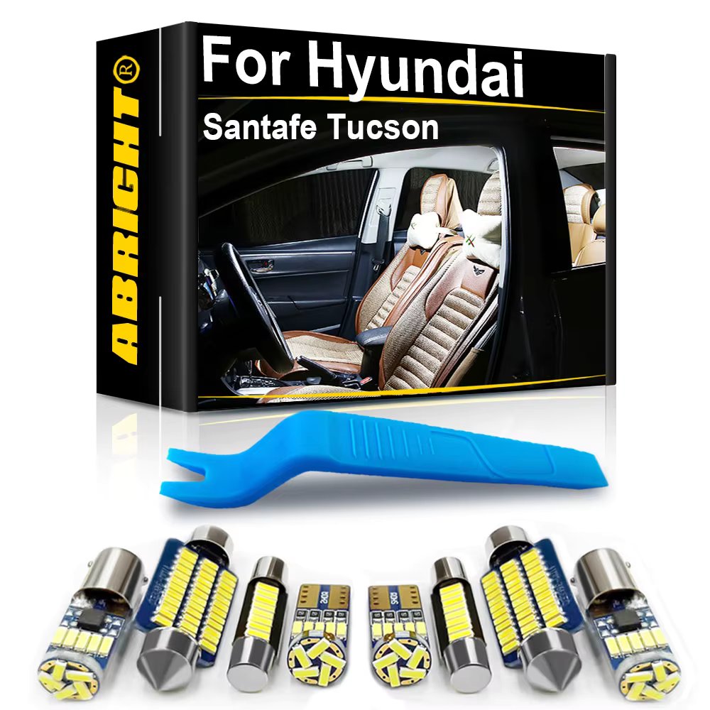 Car Interior LED Light Canbus For Hyundai Tucson Santa Fe Santafe i10 i20 i30 i40 ix20 ix35 ix55 Accessories Vehicle Indoor Lamp