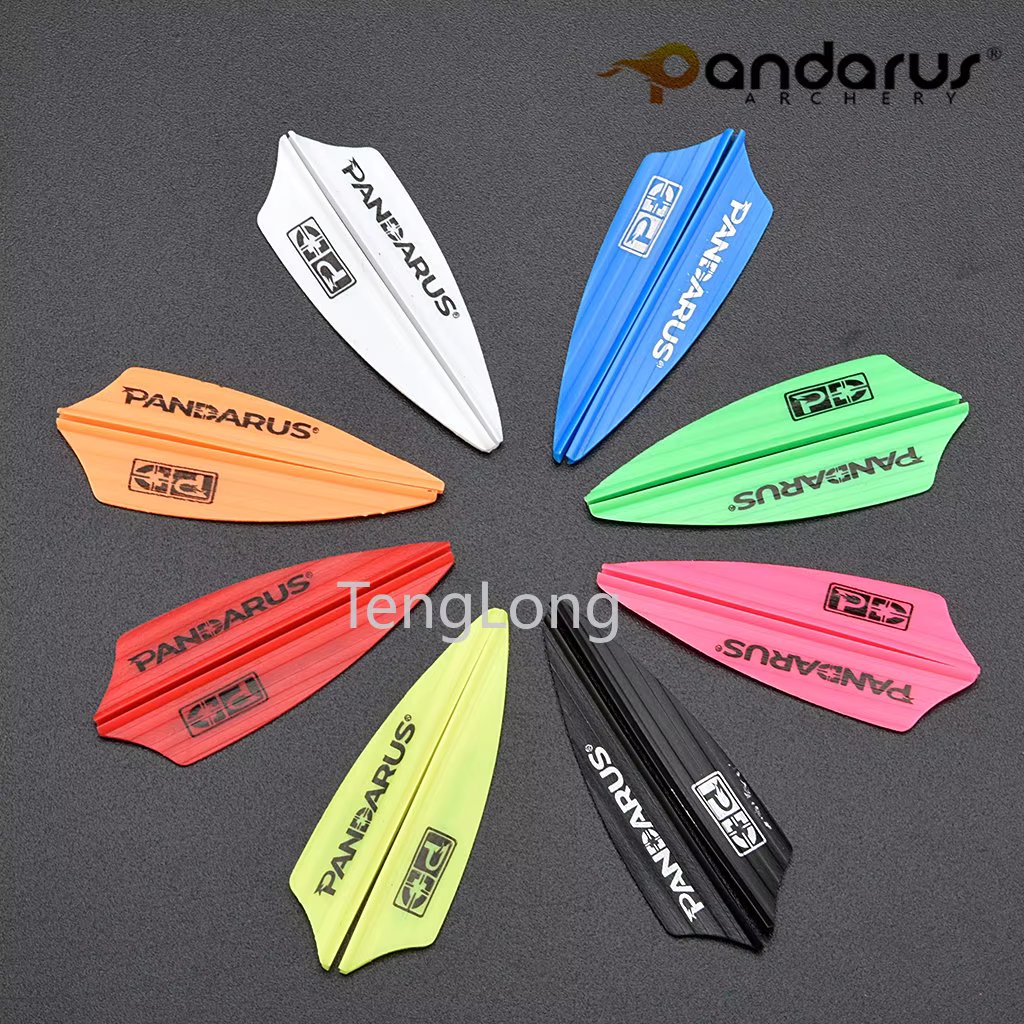 Archery Arrow Vane 1.89in Shield Type Soft Plastic Arrow Feather for Recurve Compound Bow Shooting DIY Arrow Accessories 60pcs