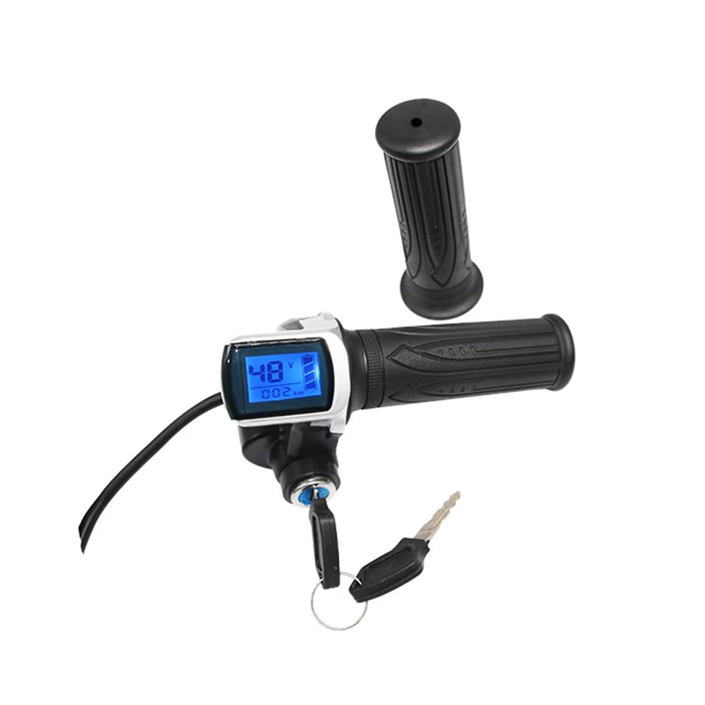 E-Bike Twist Throttle 36v 48v Speed Display Handlebar Throttle Universal Electric Scooter e-Cycling Accelerator Grip