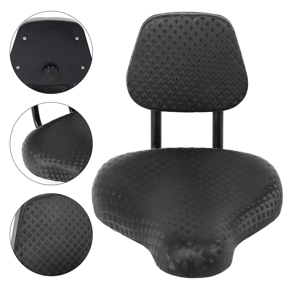 Bike Seat With Backrest Comfortable Electric Scooter Saddle Bicycle Seat Cushion Saddle For Road Bike Tricycle