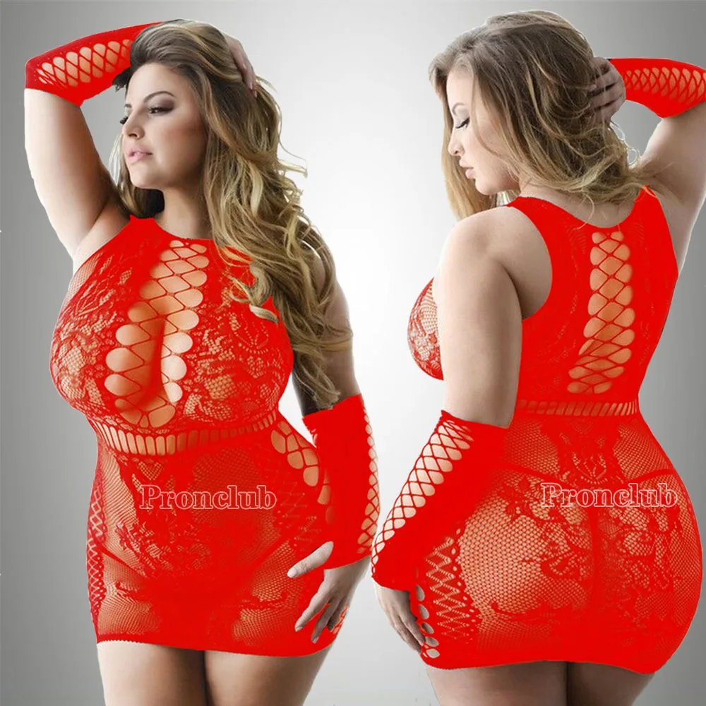 red bodystockings