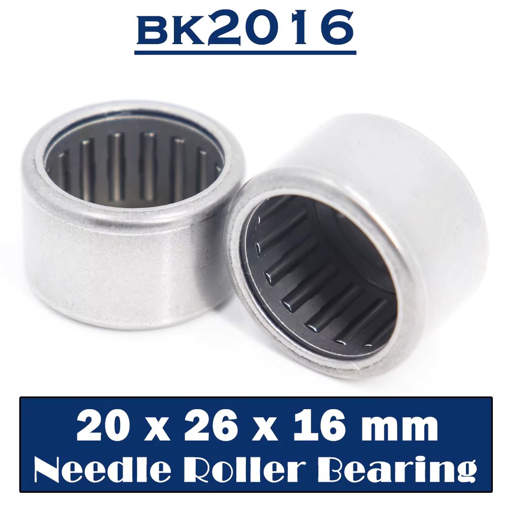 BK2016 Needle Bearings 20*26*16 mm ( 5 PCS ) Drawn Cup Needle Roller Bearing  BK202616 Caged Closed ONE End 55941/20
