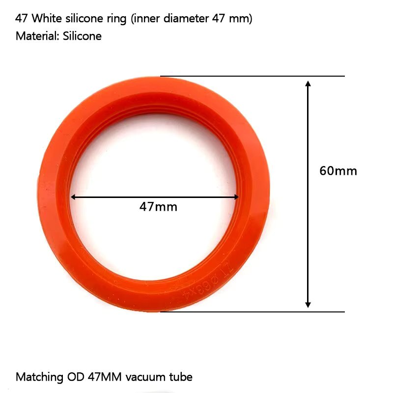 47mm Silicone Red