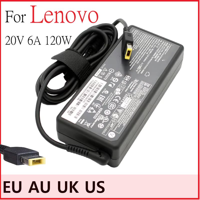 Brand New FOR Lenovo Notebook Power Adapter 20V 6A 120W Charger C560 C460 S515 A7300