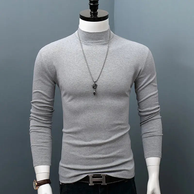 high collar grey
