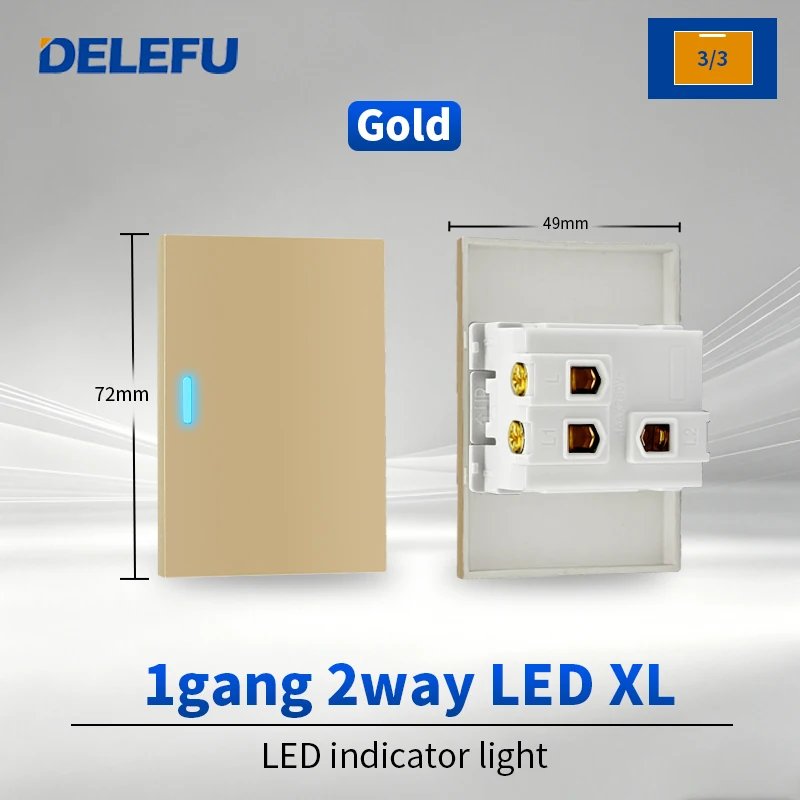 1gang 2way LED XL