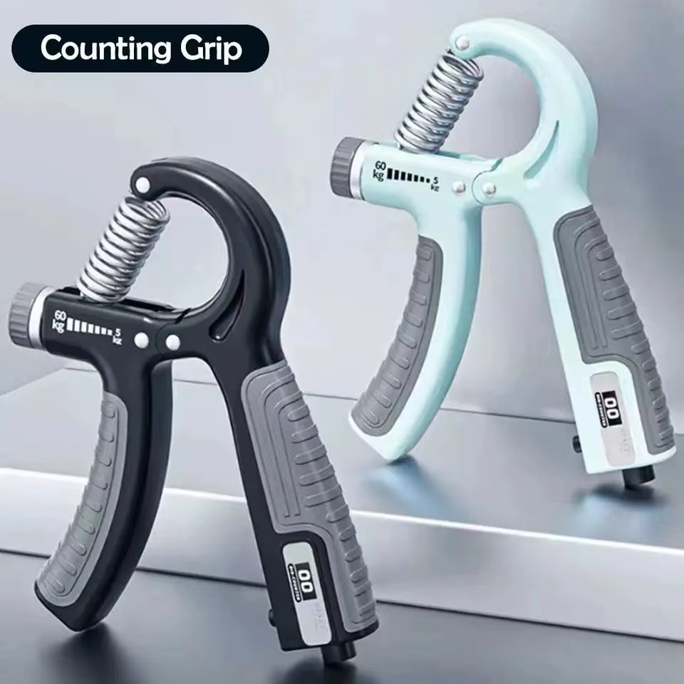 5-60kg Adjustable Hand Grip Strengthener Hand Grip Trainer With Counter Wrist Forearm And Hand Exerciser For Muscle Building