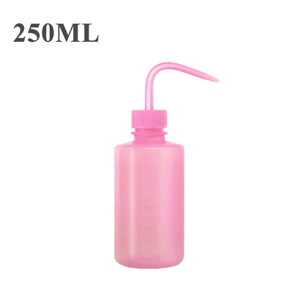 250/500ml Tattoo Wash Bottle Plastic Safety Wash Bottles Lab Tattoo Squeeze Bottle Diffuser Squeeze Container Tattoo Accessories