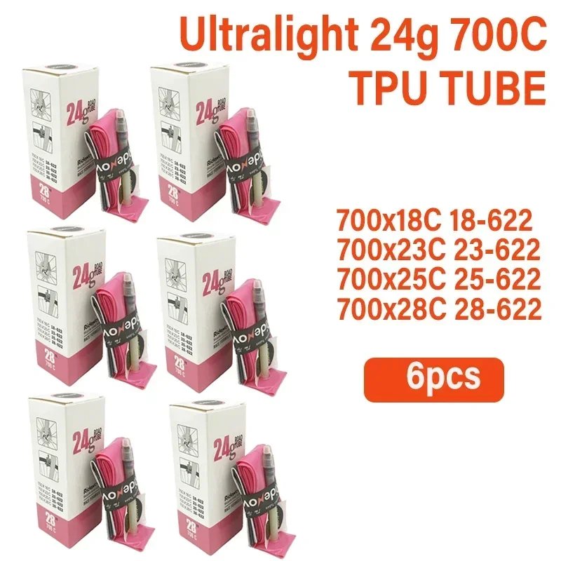 6PCS 700x18-28c 24g