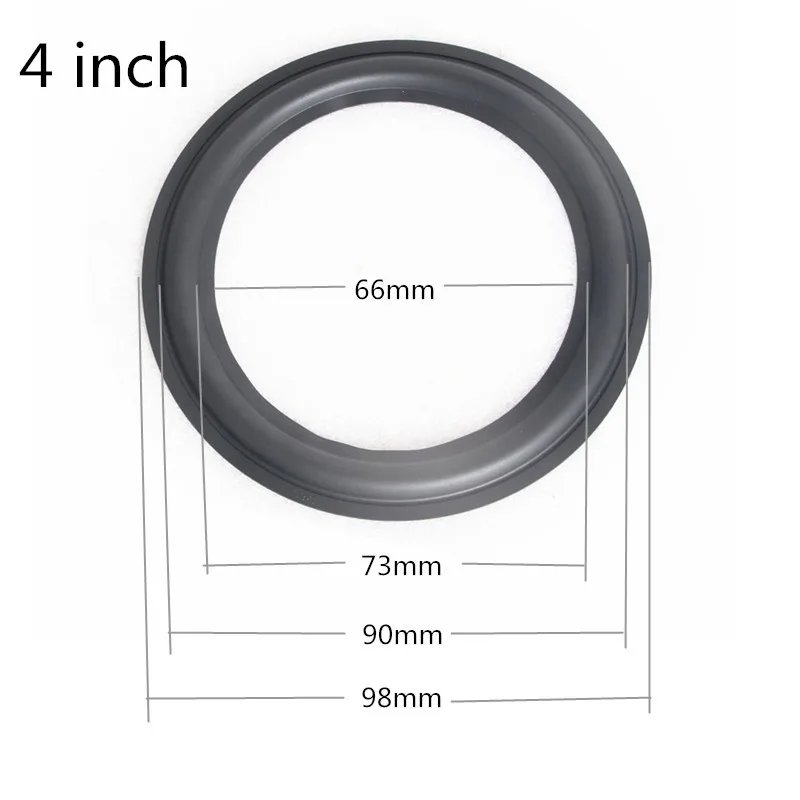 4/5/6.5/8/10/12 Inch Speaker Rubber Surround Edge Sponge Speaker Parts Accessories Audio Active Speakers