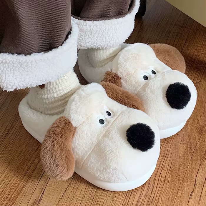 Velvet-Linted EVA Slippers Winter Winter Hairy Slipper Key Cushion in the living room Indoor Outdoor Women's Hair Shoes