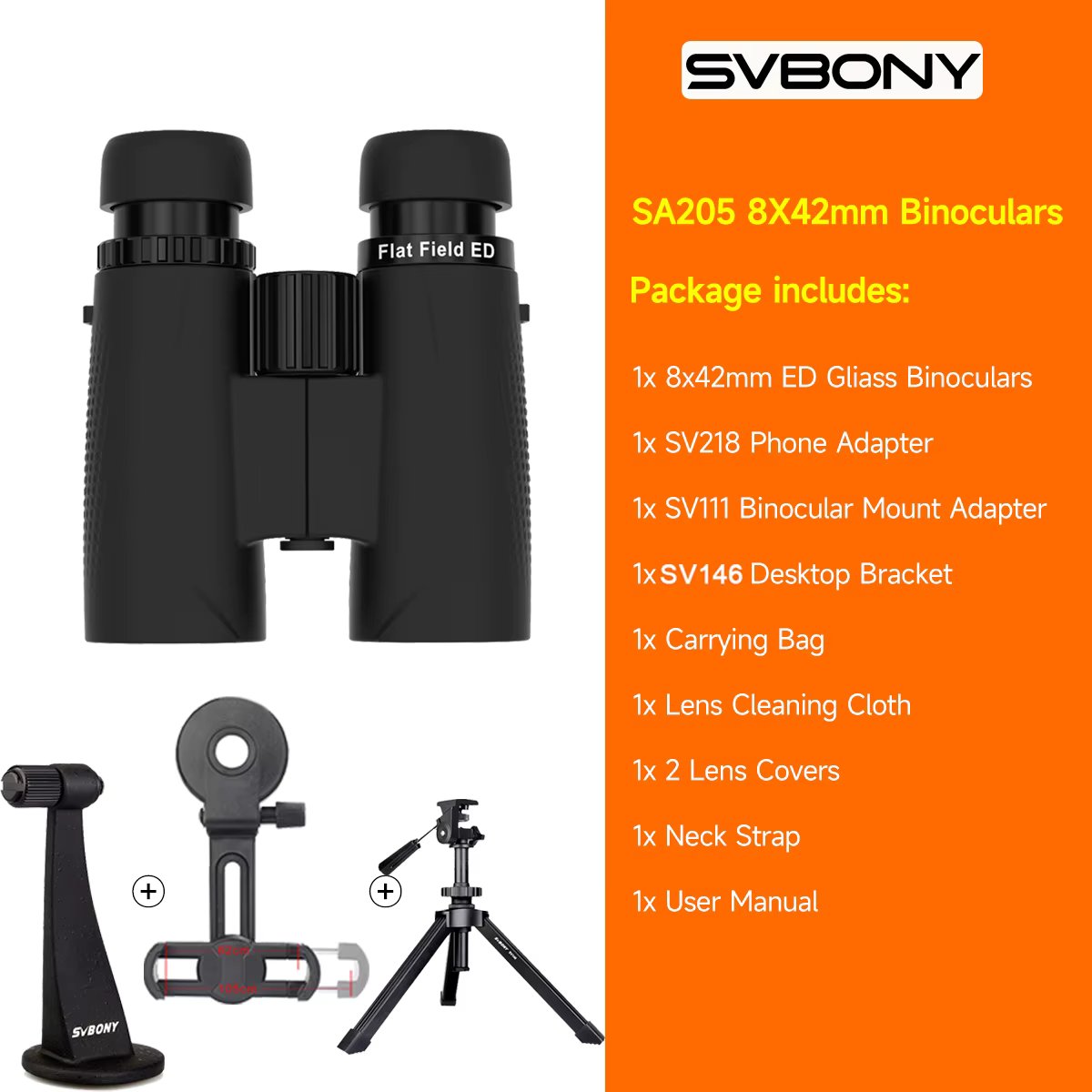 8X42 Photography set