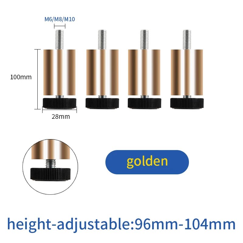 Gold 10cm M6 M8 M10