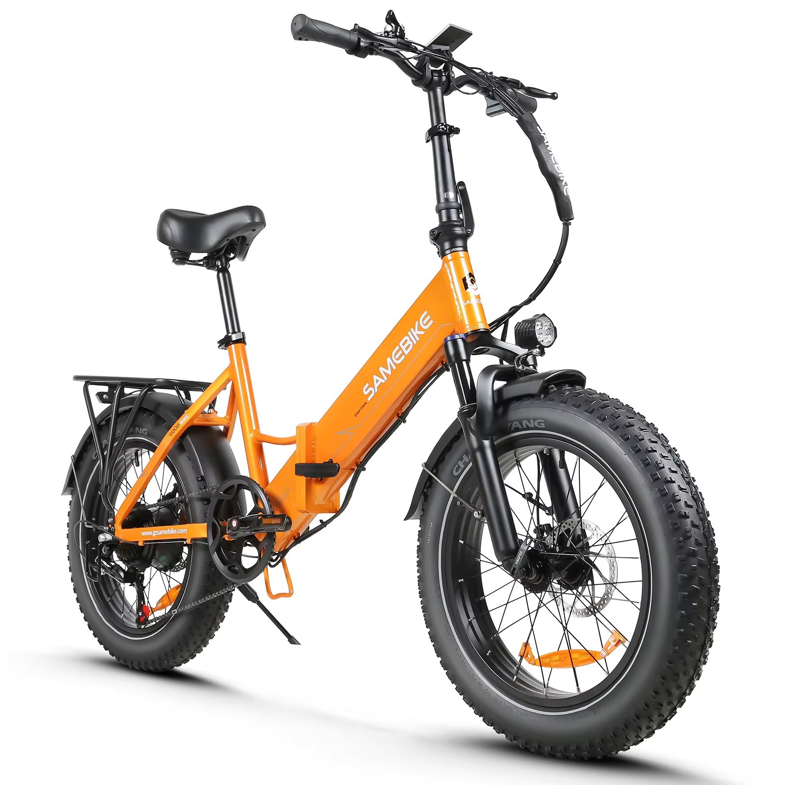 2024 SAMEBIKE LOTDM200-II Electric Bike 750W Motor 48V13AH 20*4.0 inch Fat Tire Folding Ebike Mountain Snow Bicycle