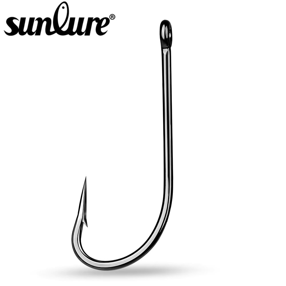 Sunlure 50pcs/box Fishing Hooks O'shaughnessy Series JIG Hook Jig Big Fish Hooks 2-1-1/0-2/0-3/0-4/0-5/0# Single Fishhooks