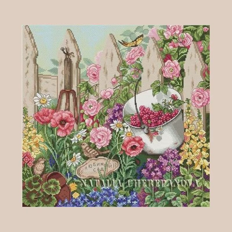 ZZ1375 DIY Homefun Cross Stitch Kit Packages Counted Cross-Stitching Kits New Pattern NOT PRINTED Cross stich Painting Set