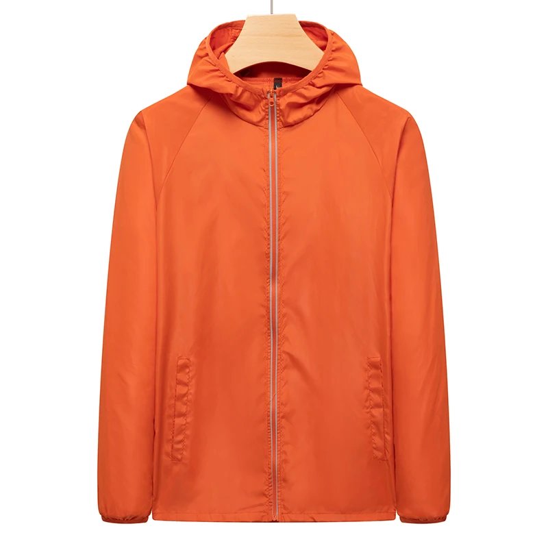 Camping Jackets Men Summer Windbreaker Jacket Men Women Coats Plus Size Hooded Sunscreen Clothing Ultrathin Hiking Fishing Coats