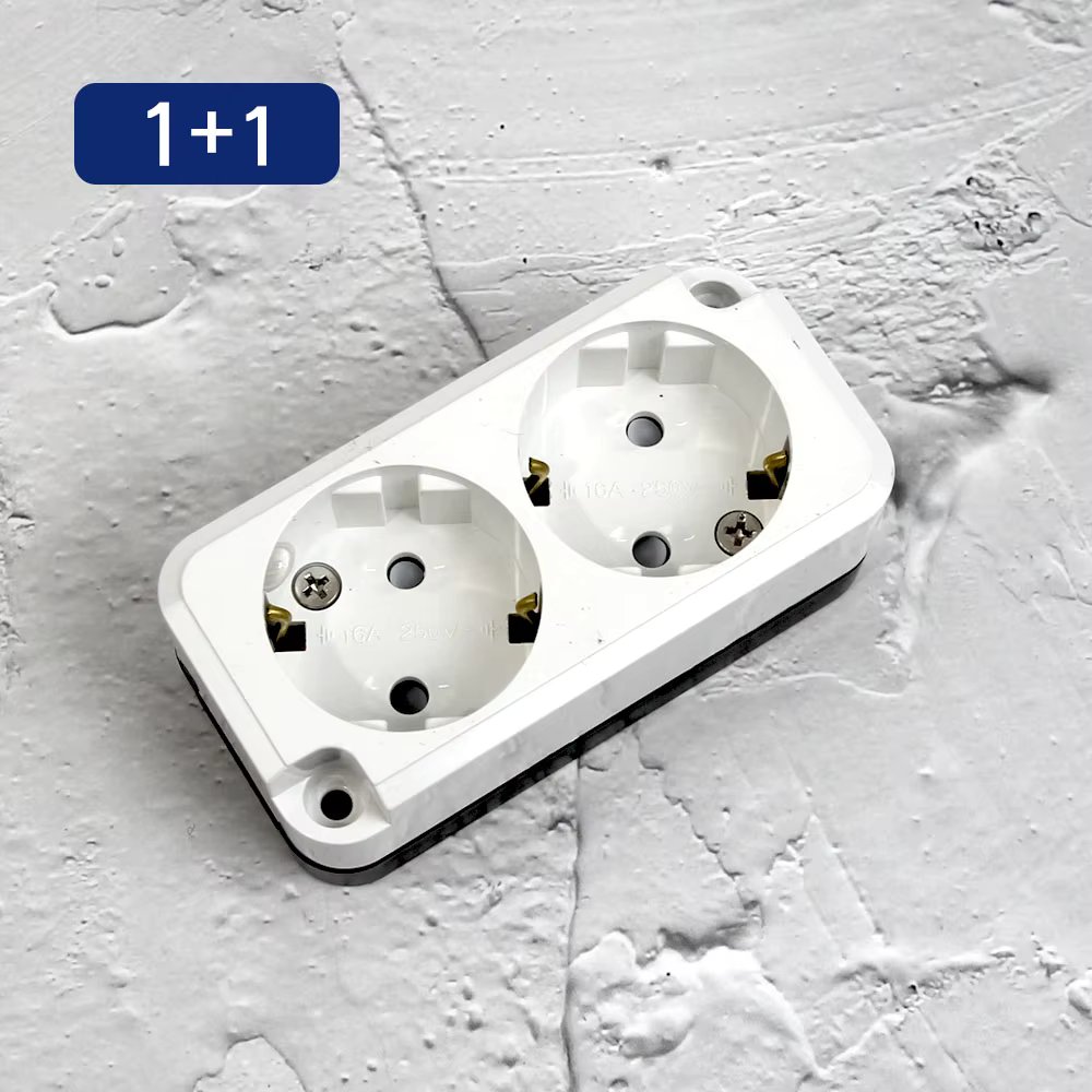 1 1 domestic ground exposure outlet 2-hole type KC certification