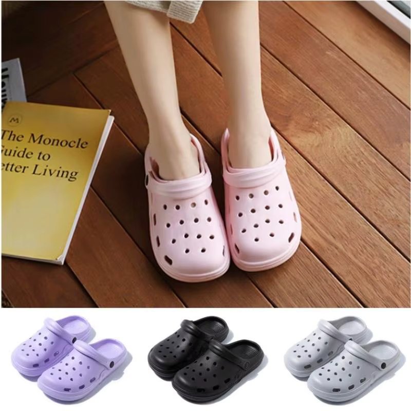 Crock Sandals Non-Slip Aqua shoes Hole Shall-Use Slippers Indoor Outdoor Bathroom Toils
