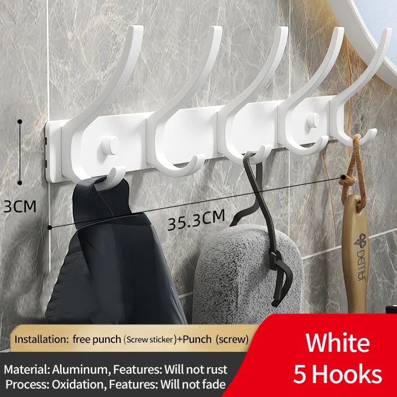 White 5-hook